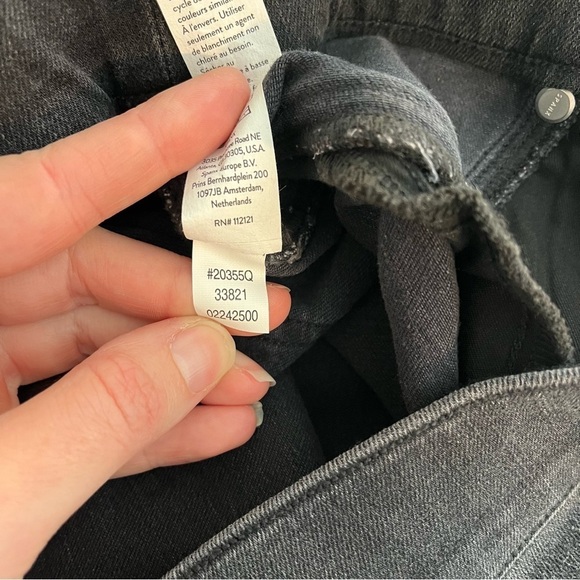 SPANX Vintage Black Ankle Straight Leg Jeans 20355Q - Picture 10 of 11